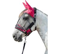 HKM Premium Anti-fly mask Magenta Cob
