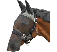 HKM Premium Anti fly mask with nose protection Mud Grey Pony