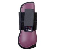 HKM Premium front legs Protection boots Dark Red/Black Shetland Pony