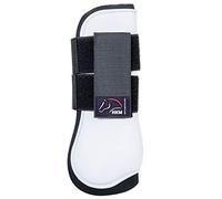 HKM Premium front legs Protection boots White/Black Shetland Pony