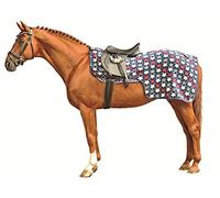HKM Pro Team Stars All-Over Cooler Blanket Dark Blue Back Length 125 cm