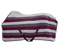 HKM Professional Horse Blankets Dark Gray/Wine Red/Stone Gray 165