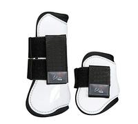 HKM Protection And Fetlock Boots Set Of 4 White/Black Pony