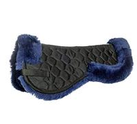 HKM Real Lambskin Saddle Cushion Dark Blue