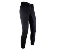 Hkm Reithose -Basic Belmtex Grip Easy- 3/4 Besatz Womens Pants Black/Black 42