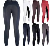 Hkm Reithose -Basic Belmtex Grip Easy- 3/4 Besatz6969 Trouser Dark Blue/Dark Blue 38