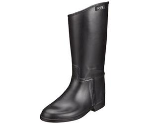 HKM Riding Boots Short and Tight with Elastic Panel, Children's, Reitstiefel -Kinder Kurz & eng- mit Elastikeinsatz, Black, 32 EU