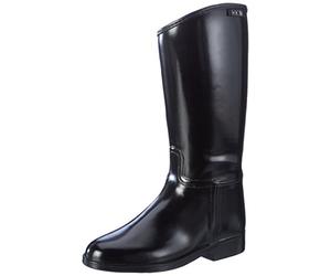 HKM Riding Boots Short and Tight with Zip Fastening, Children's, Reitstiefel -Kinder Kurz & eng- mit Reißverschluß, Black, 32 EU