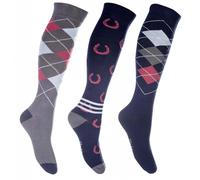HKM Riding Socks -Cardiff- Set of 3