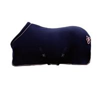Hkm Rose Gold Glamour Fleece Rug - 6'0 · Navy