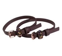 Hkm Rosegold Glamour Spur straps Dark Brown Piece