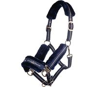 HKM Rosegold Head Collar Navy/Rose-Gold Cob