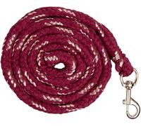 HKM Rosegold Lead Rope With Snap Hook Bordeaux/Rose-Gold 180 cm