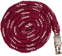 HKM Rosegold Lead Rope With Snap Hook Bordeaux/Rose-Gold 180 cm