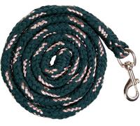HKM Rosegold Lead Rope With Snap Hook Emerald Green/Rose-Gold 180 cm