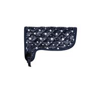 HKM Hobby Horsing Print Rug Navy Blue With Stars Design One Size