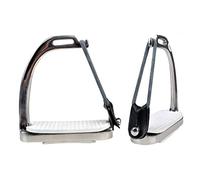 HKM Safety Stirrup Black/Silver 4.75