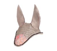 HKM Savona Style Ear Bonnet, Taupe, Pony