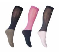 HKM Socken -Microcotton Colour- 3er Set3917 Pink/Navy/Grau38/40 Socks pink 5