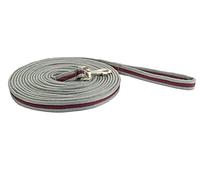 HKM Soft Equestrian Lead Ropes Dunkelgrau/Bordeaux 800 cm