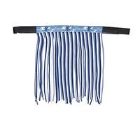 HKM Sole Mio Flowers Fly Hood Smoke Blue/Medium Blue/White Pony