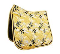 HKM Sole Mio Flowers Saddle Pads Sun Yellow Vielseitigkeit