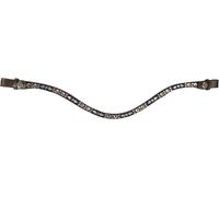 HKM Sparkle Browband Brown/Rose-Gold Pony