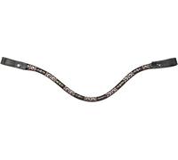 HKM Sparkle Browband White/Rose-Gold Cob