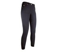 HKM SPORTS EQUIPMENT Basic Riding Trousers Silicone Full Seat, Unisex_Adult, Trouser, HKM 4057052266256, Black, 38