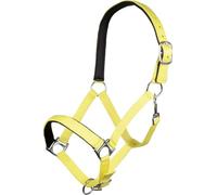 HKM Sports Equipment Halter - Stars Softie, soft lining, Neon Yellow, Thoroughbred