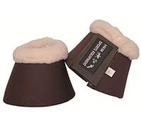 HKM SPORTS EQUIPMENT Hoof Bells, Comfort with Padding, Dark Brown, Thoroughbred, One Size