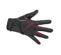 HKM SPORTS EQUIPMENT Unisex Riding Gloves Fashion 9130, Unisex_Adult, Trouser, HKM 4057052181382, Black/red, S