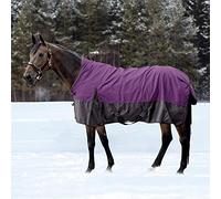 HKM St. Louis 600D, with fleece Turnout rug Lilac/Dark Lilac 5'6