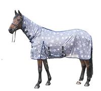HKM Stars Combo Fly Rug Grey/White 5'3