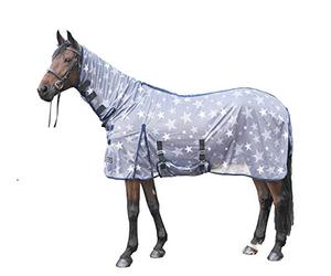 HKM Stars Combo Fly Rug Grey/White 5'6