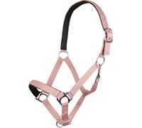 HKM Stars Softice Head collar with soft padding Neon Coral Shetland pony