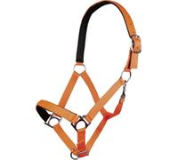 HKM Stars Softice Head collar with soft padding Neon Orange Full
