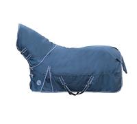 Hkm Starter Turnout Rug with Fleece Lining - 5'6 · Deep Blue