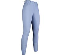 Hkm Sunshine 12572 Children's Riding Breeches Silicone Full Seat Denim Blue 128