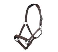 HKM Sydney Style Head collar with soft padding Dark Brown Shetland Pony