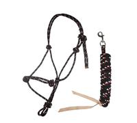 HKM Trust Rope halter set Black Pony