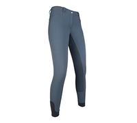 Hkm Unisex_Adult REIT-Limoni PAM Horse-3/4 Alos Besatz Trouser, graphitegray, 46 (EU)