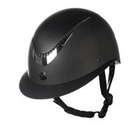 HKM Unisex Alarion Riding Helmet, Black/Silver, L