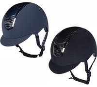 HKM Unisex Carbon Professional Riding Helmet Black 53-55 cm