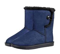 Hkm Unisex Davos Button Fur Walking Shoe, Dark Blue, 42 EU UK