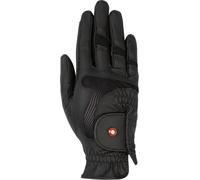 HKM Unisex Professional Air Mesh Riding Gloves, Black, 3XL