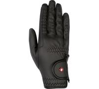 HKM Unisex Professional Soft Riding Gloves, Black, M