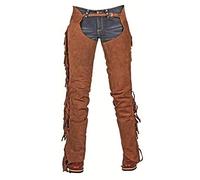 Hkm Unisex Showchaps Mit Fransen9100 Schwarzxl Western Chaps, Black, XL EU