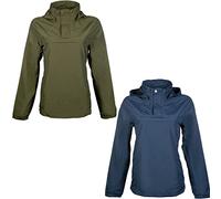Hkm Waterproof Windbreaker Jacket for Women | Lightweight and Breathable Pullover Hooded Jacket | Comfortable Outer Fabric is made from Nylon Material