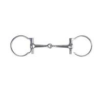 HKM Western D-Ring Snaffle Single Broken 125mm